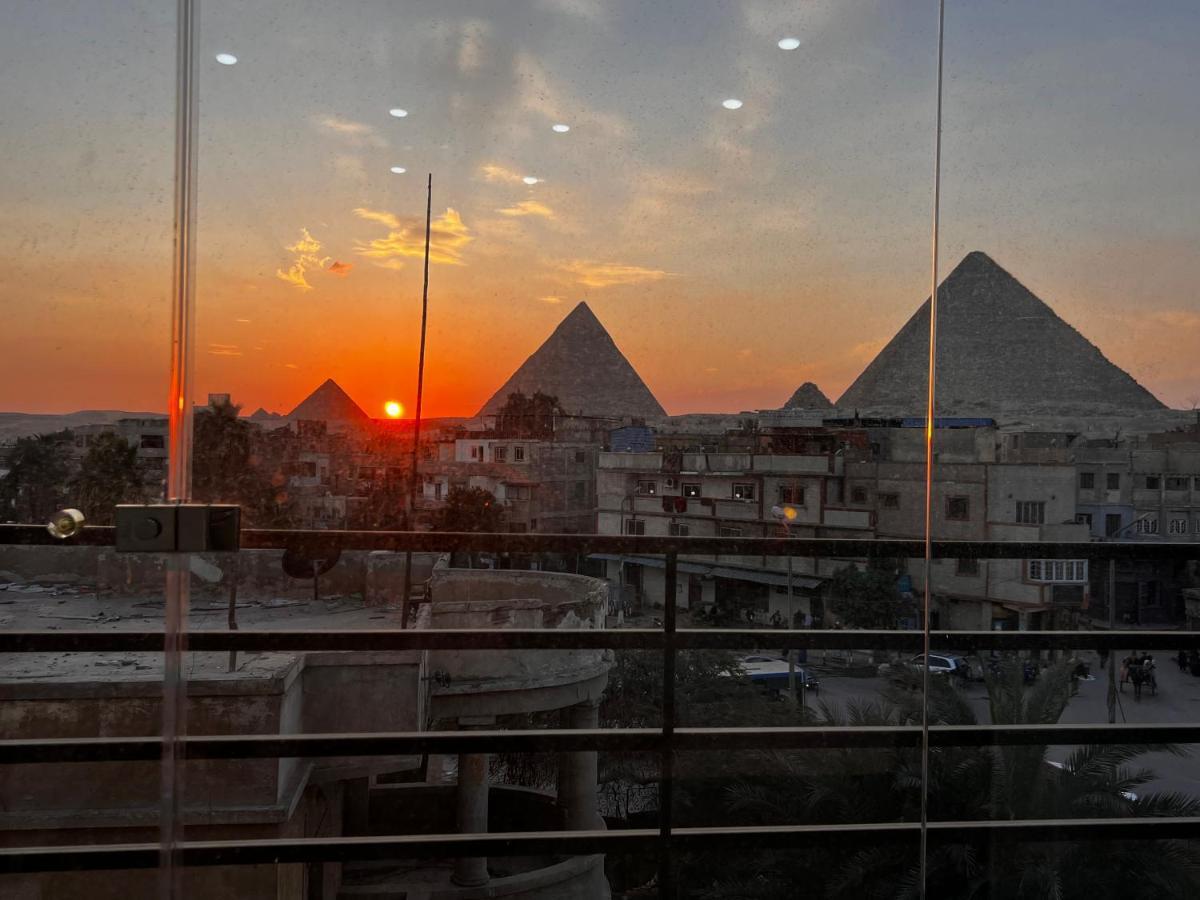 Imhotep Pyramids View Inn Kafret el-Gabal Exterior foto